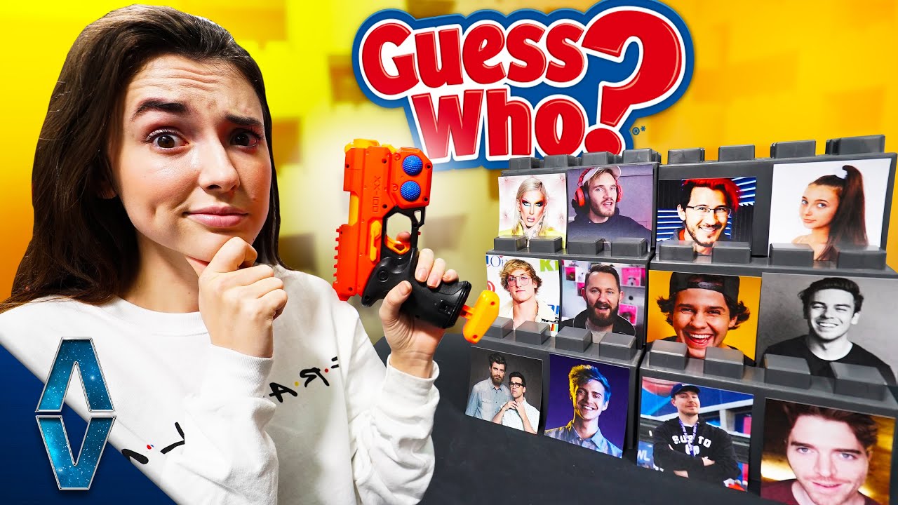 NERF YouTuber Guess Who Challenge!