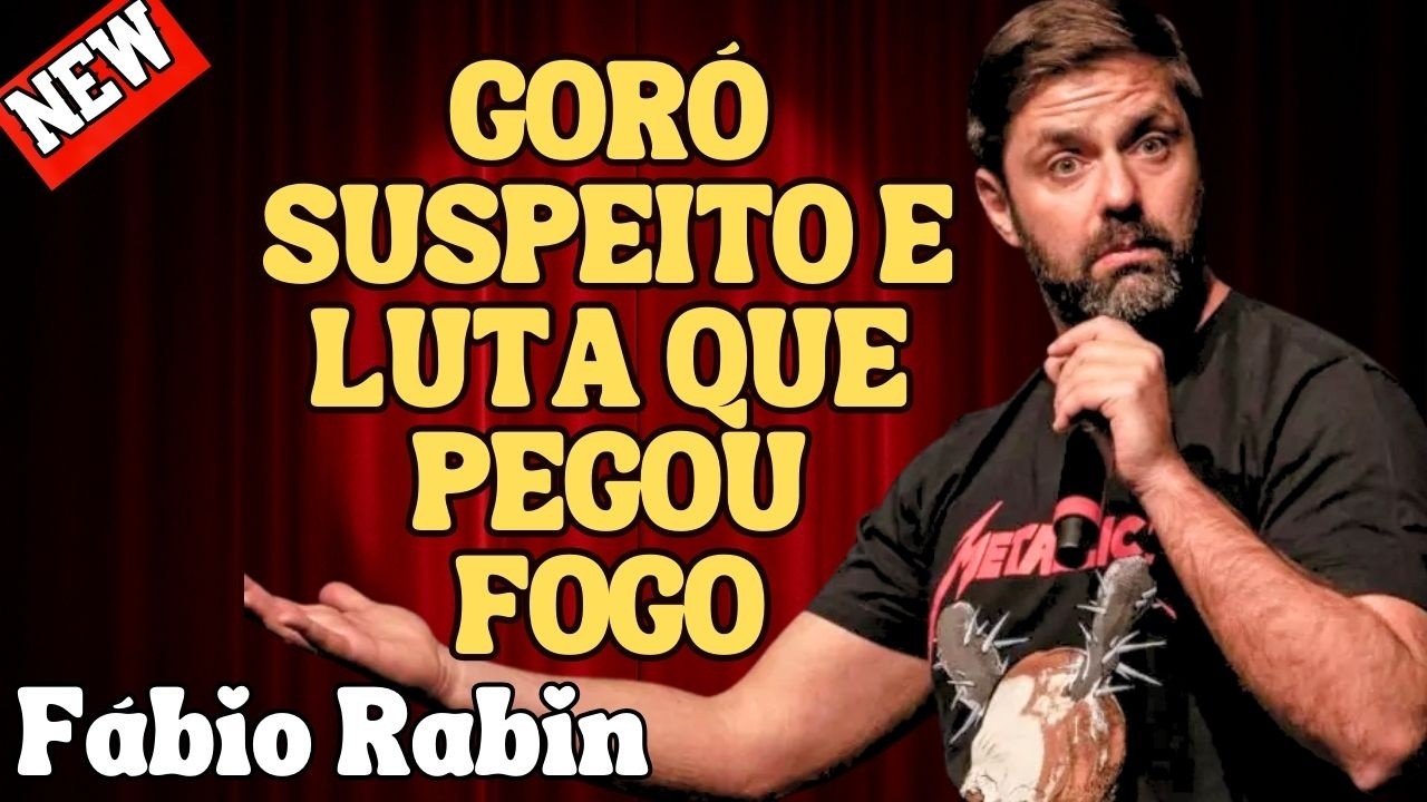 BEBIDA SUSPEITA, LUTA HISTÓRICA E O CAOS NO RINGUE – FÁBIO RABIN COMÉDIA STAND UP