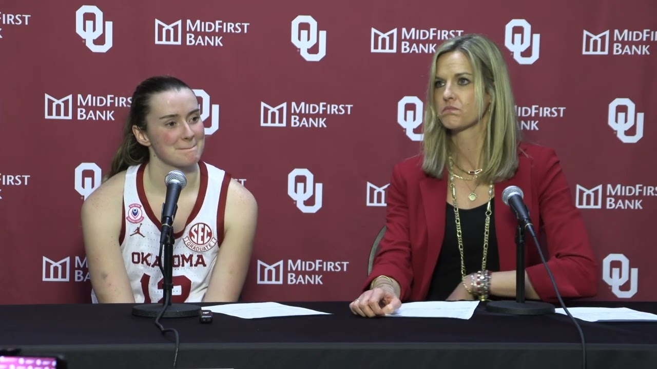 Jennie Baranczyk and Payton Verhulst Postgame vs LSU
