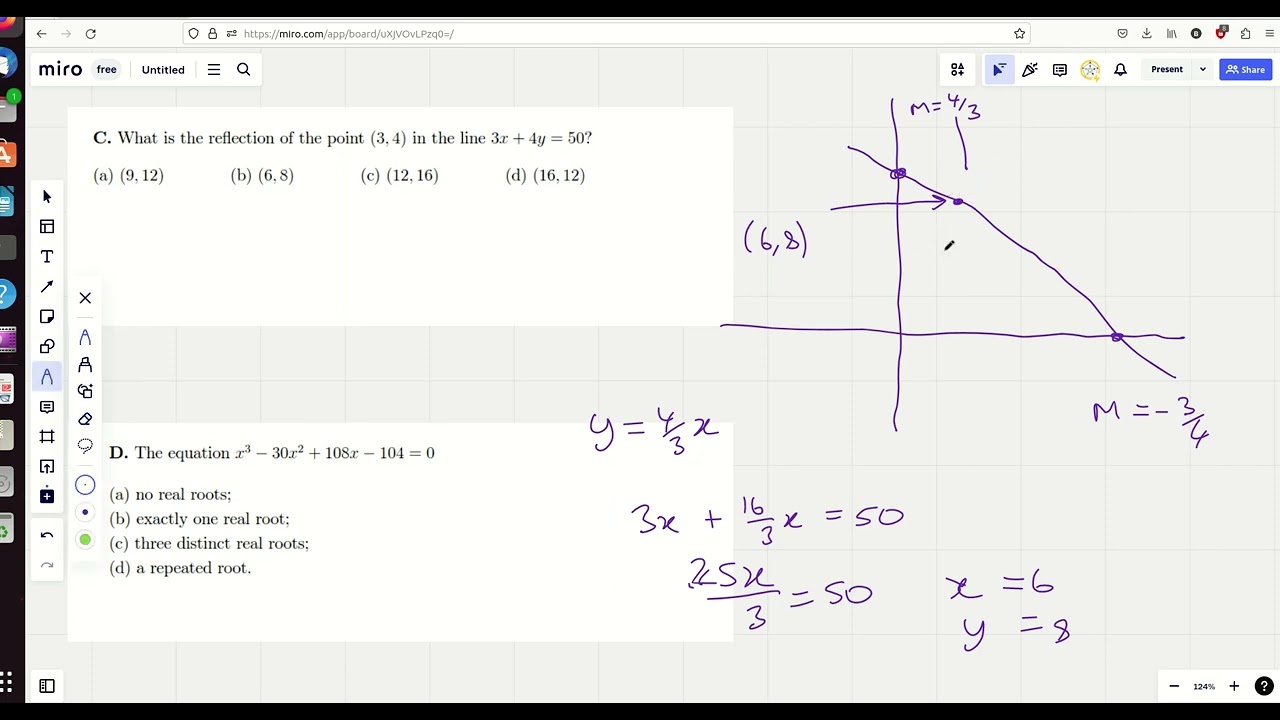 MAT Specimen Paper 1 Short Questions A-E