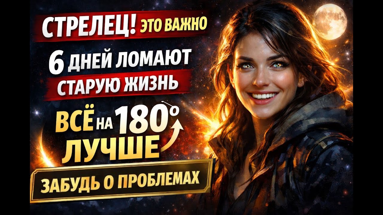 СТРЕЛЕЦ! На 36 лет исчезнут бедность и страхи! НОВАЯ ЖИЗНЬ карьера любовь деньги до 2062