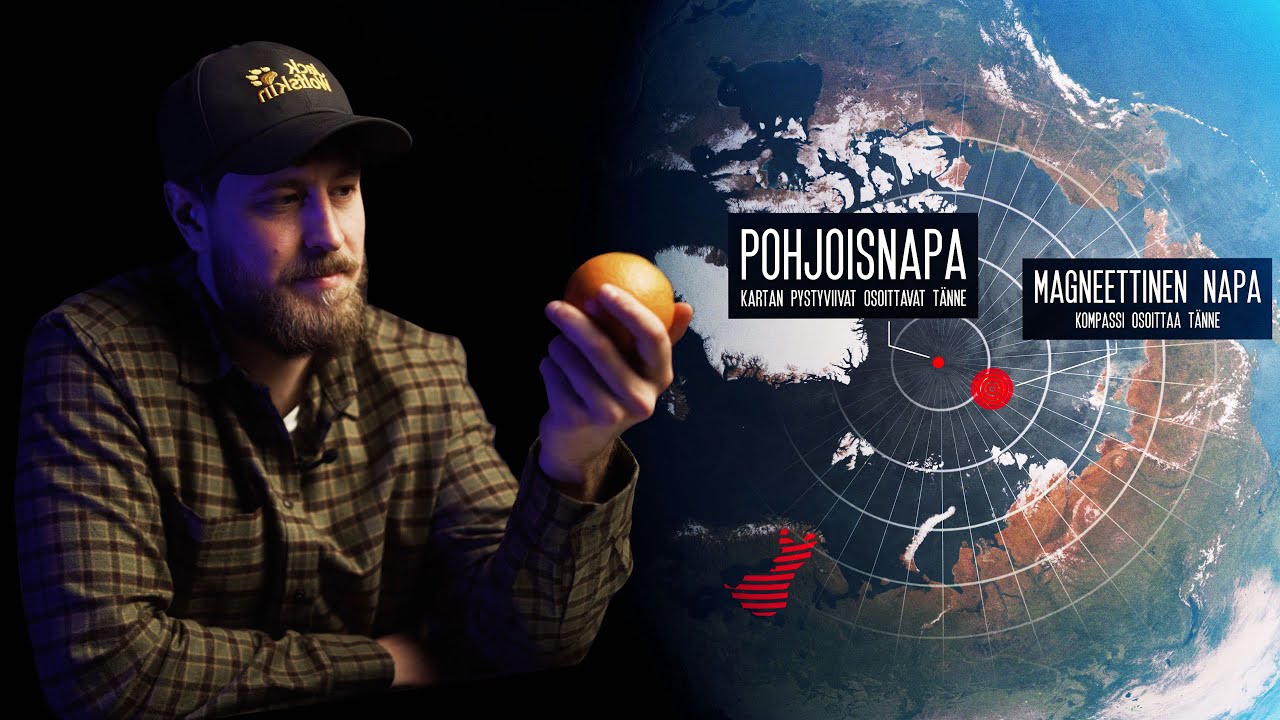 Suunnistus kartalla ja kompassilla - Eranto & Napaluvun korjaus