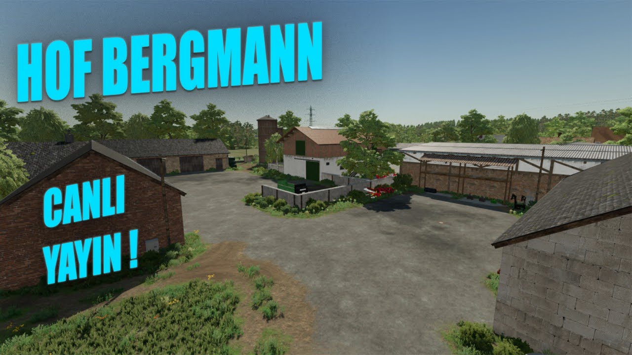 Farming Simulator 22 - HOF BERGMANN 1. BÖLÜM - OYUNUN EN İYİ MODLU HARİTASI !