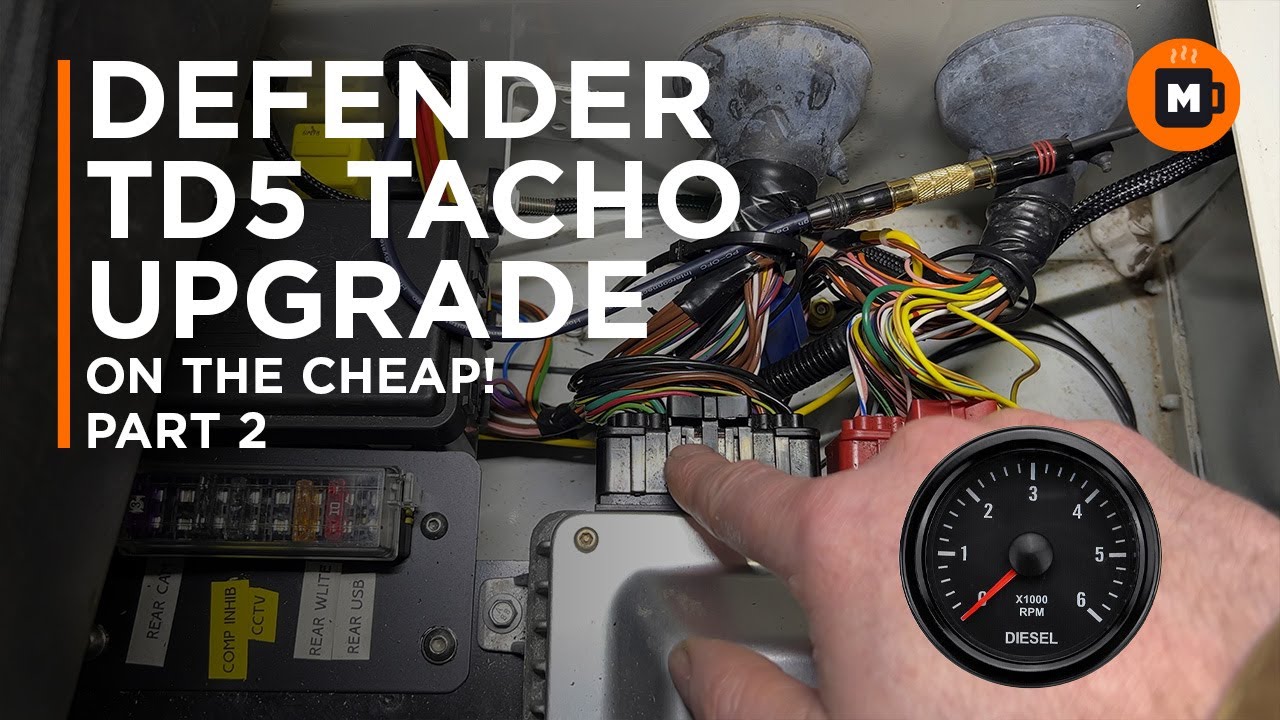 Defender TD5 Tacho/rev counter upgrade YAE100790 Part 2