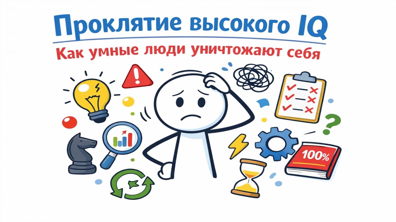 Проклятие высокого IQ: Как умные люди уничтожают себя