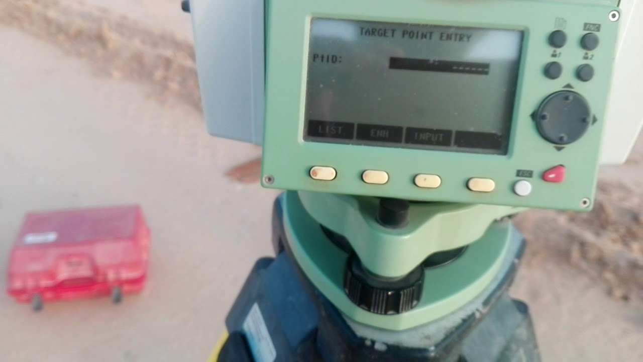How to resection on Leica Ts 02 in Urdu/Hindi