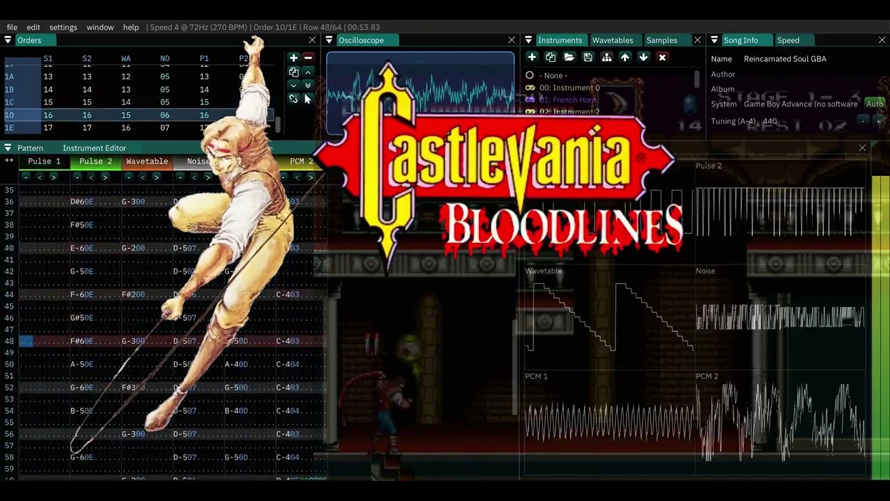 Reincarnated Soul - Castlevania Bloodlines (GBA No Software Mixing Remix)