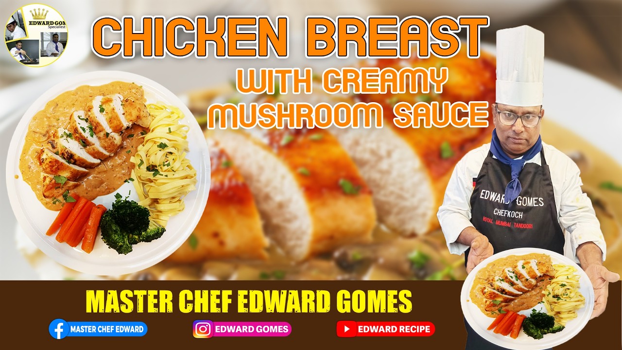 Chicken Breast with Creamy Mushroom Sauce | ক্রিমি মাশরুম চিকেন 😋🔥