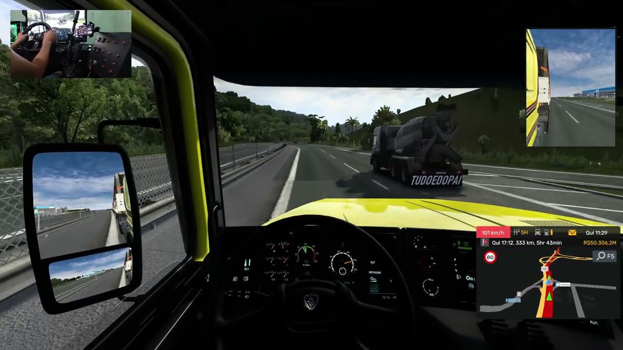 Euro Truck Simulator 2 | Gameplay Realista • Volante G920 • Som Imersivo
