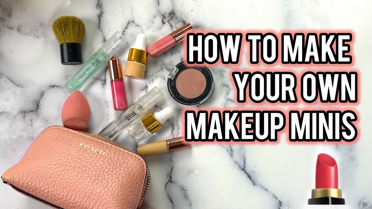 DIY MINI MAKEUP 💗 How to Make Your Own Minis!! *GIVEAWAY CLOSED*