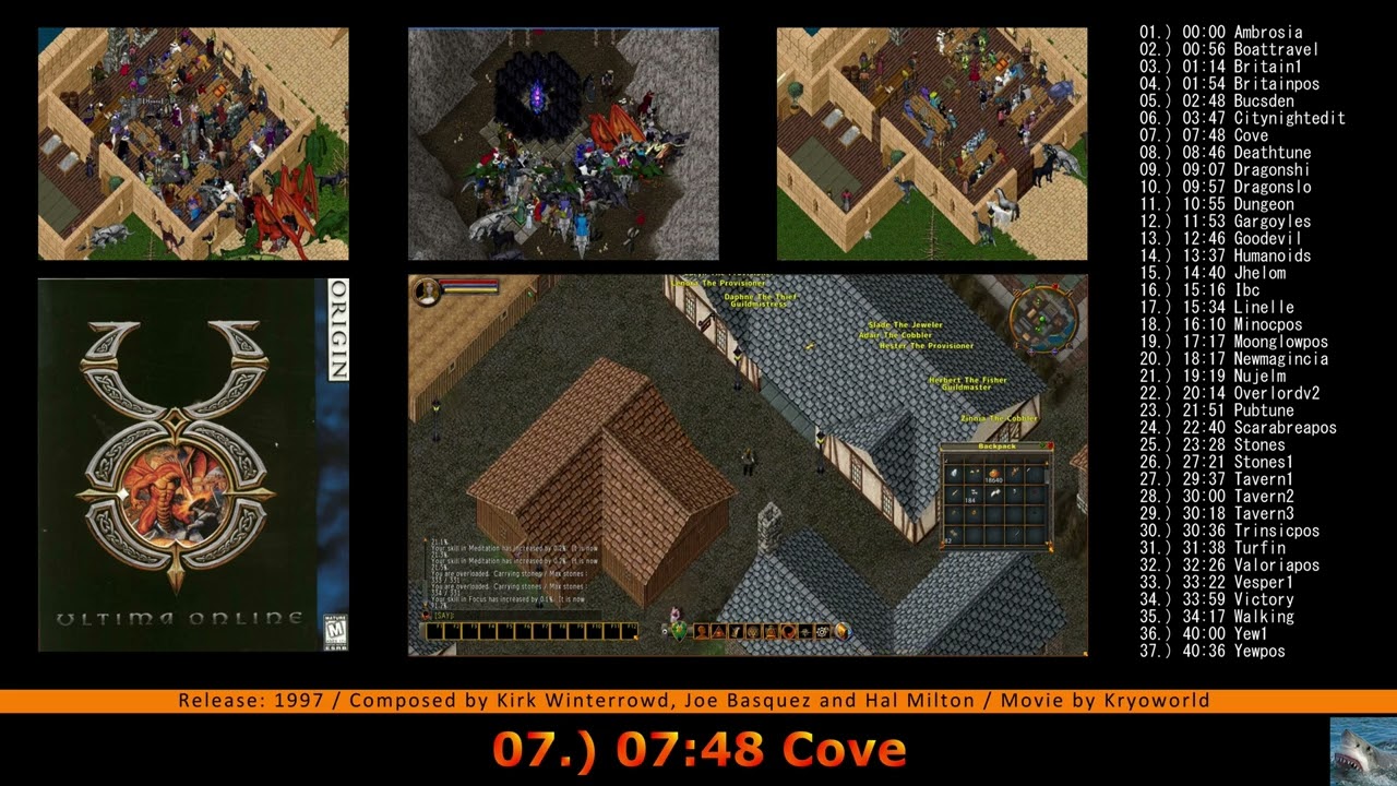 ULTIMA ONLINE OST [Full] OFFICIAL GAME SOUNDTRACK Version 1/2