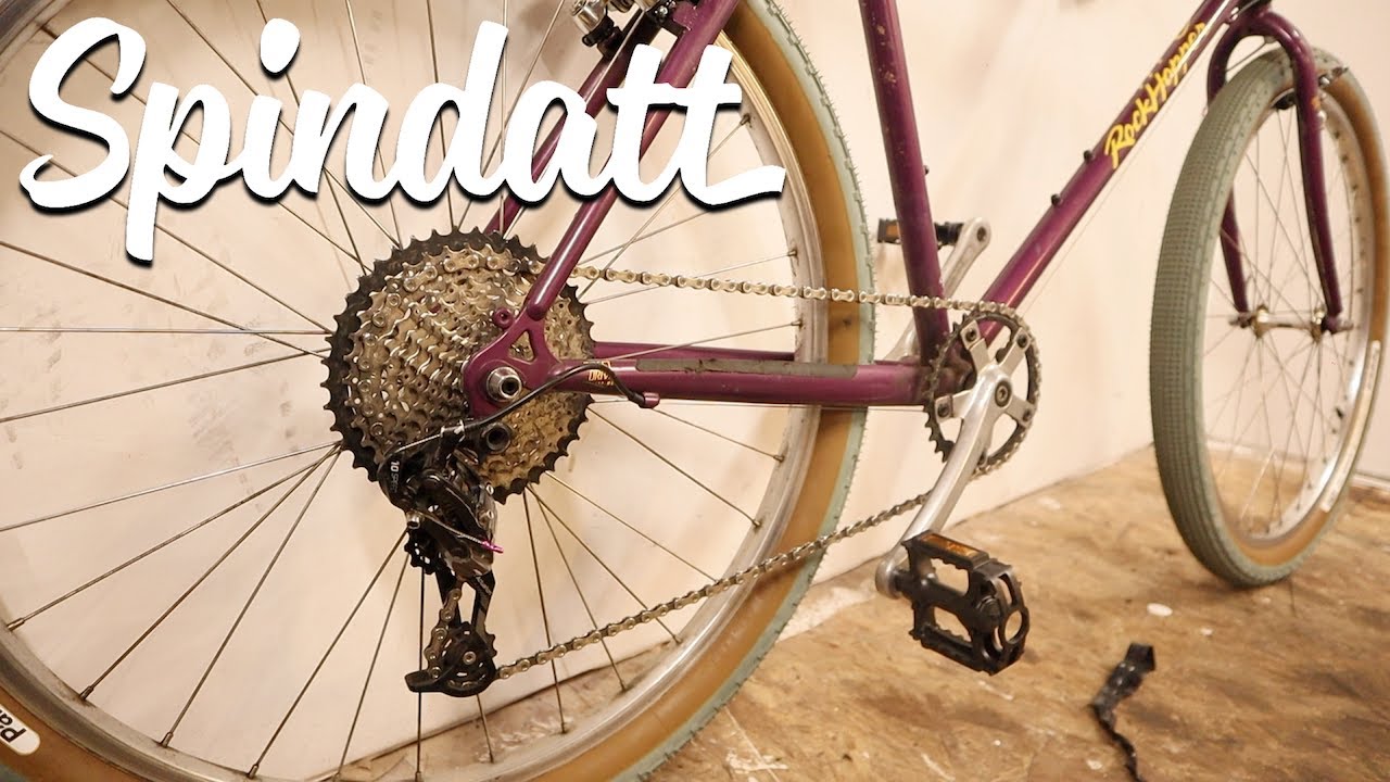 Old Bike. Hackd Drive Train.