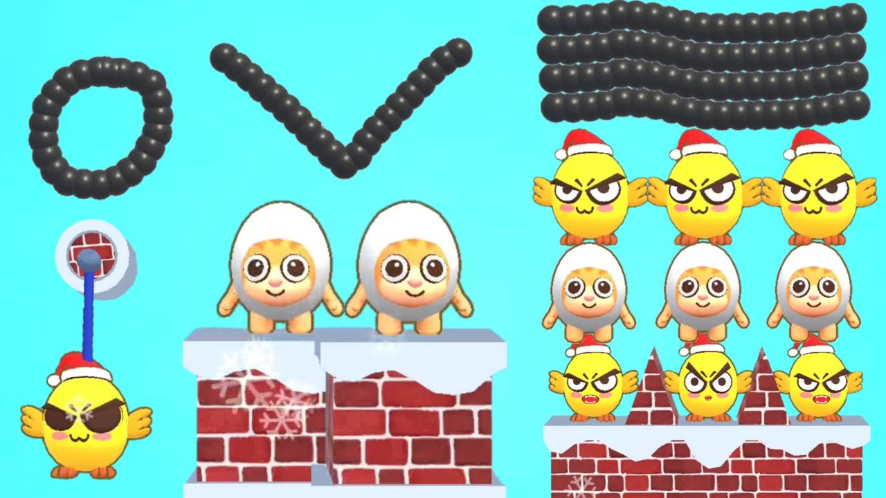 Draw To Crash: Smash Angry Egg - Levels 201 to 300 || ASMR Gameplay (Infinity, Draw 2 Save)