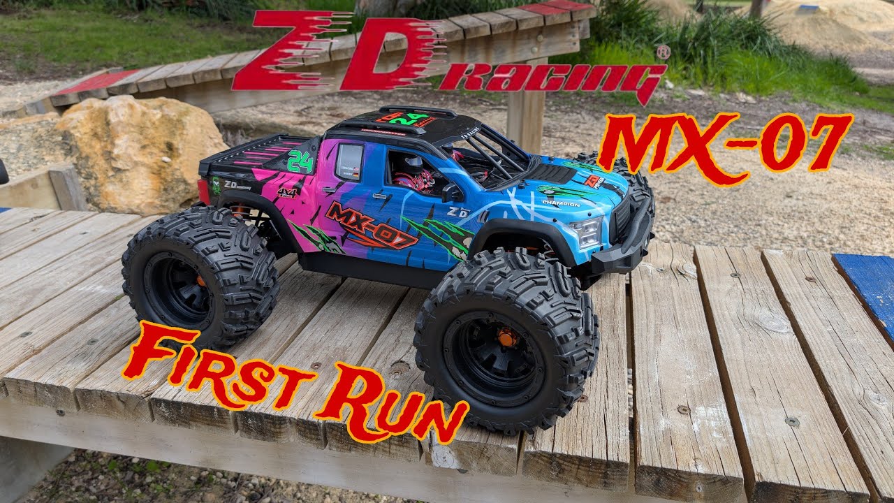 ZD Racing MX-07 First run ... Best 1/7th scale ??