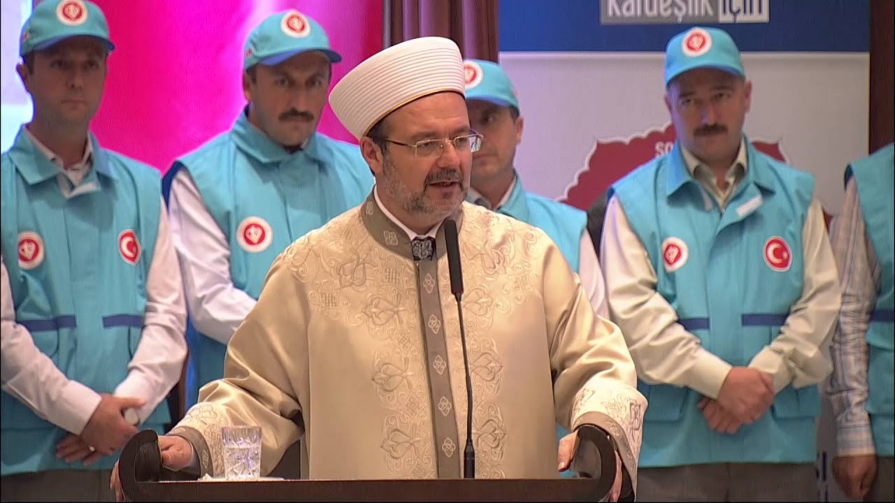 Kurban 2014 Organizasyonu Hakkında Prf. Dr. Mehmet GÖRMEZ Bey'in Konuşması