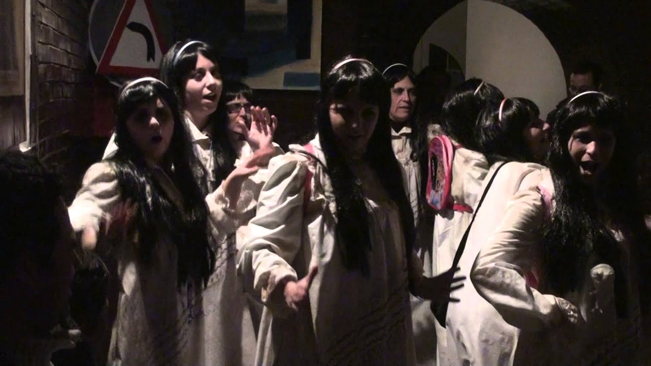Las niñas de la curva, chirigota callejera. Reguettón. Carnaval de Cádiz 2014.