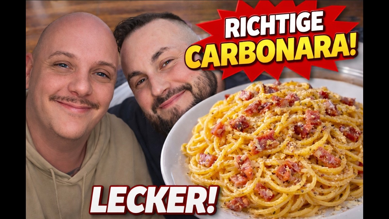 Die ECHTE Carbonara 🤌🤌🤌 !!! So kochst du sie zuhause RICHTIG !!!