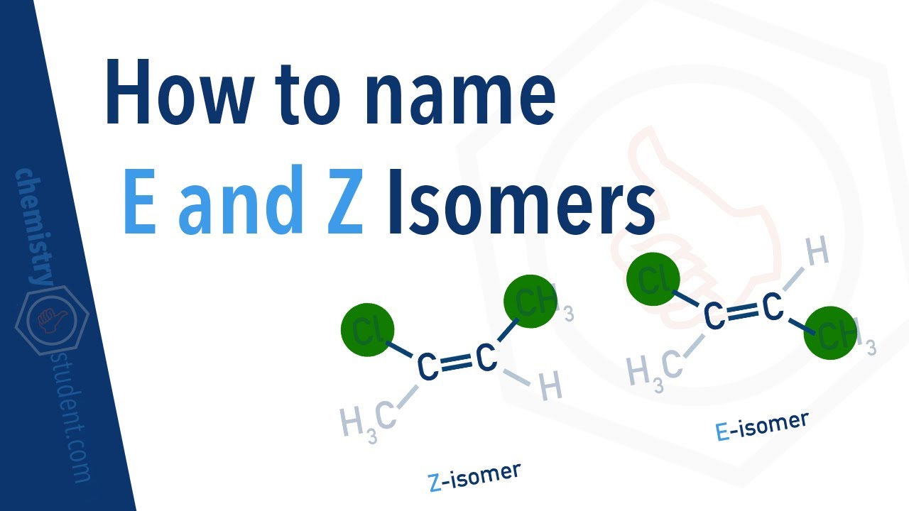 How to name E and Z Isomers (CIP rules)