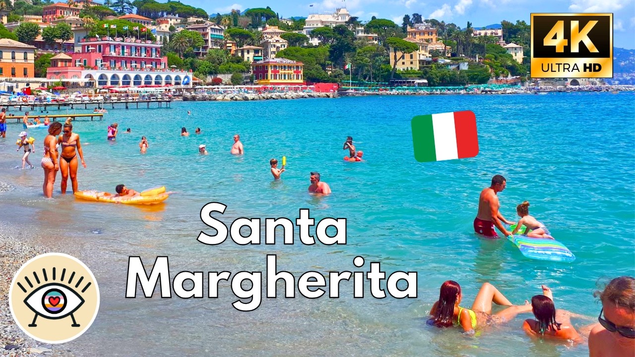 Saint Margaret Ligure | Walking Tour 4K 🇮🇹 The Italy you were looking for ✨