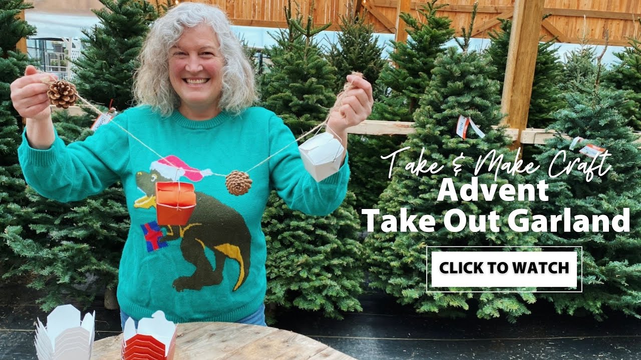 How To: Advent Take Out Garland