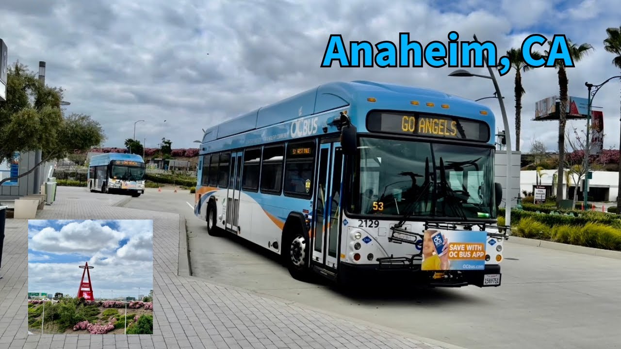 Orange County Buses at Anaheim ARCTIC Station