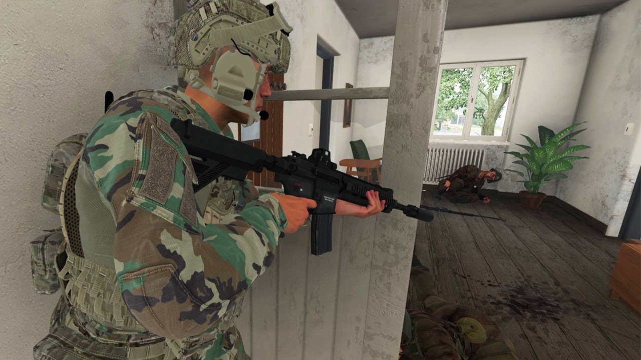 Arma Reforger - House Clearing - CQB with HK416