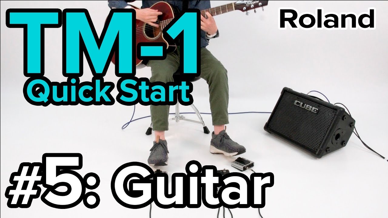 “Using the TM-1 with a Guitar” Roland TM-1 #5