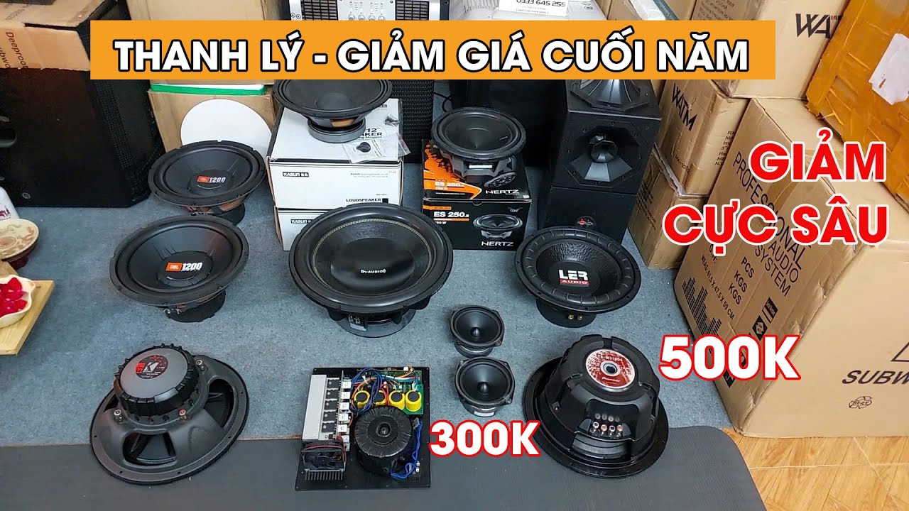 Thanh Lý Giảm Giá Cuối Năm. Giá Chỉ Từ 300K, Bass Pioneer 500k. Các Bác Nhanh Tay. Số Lượng Có Hạn