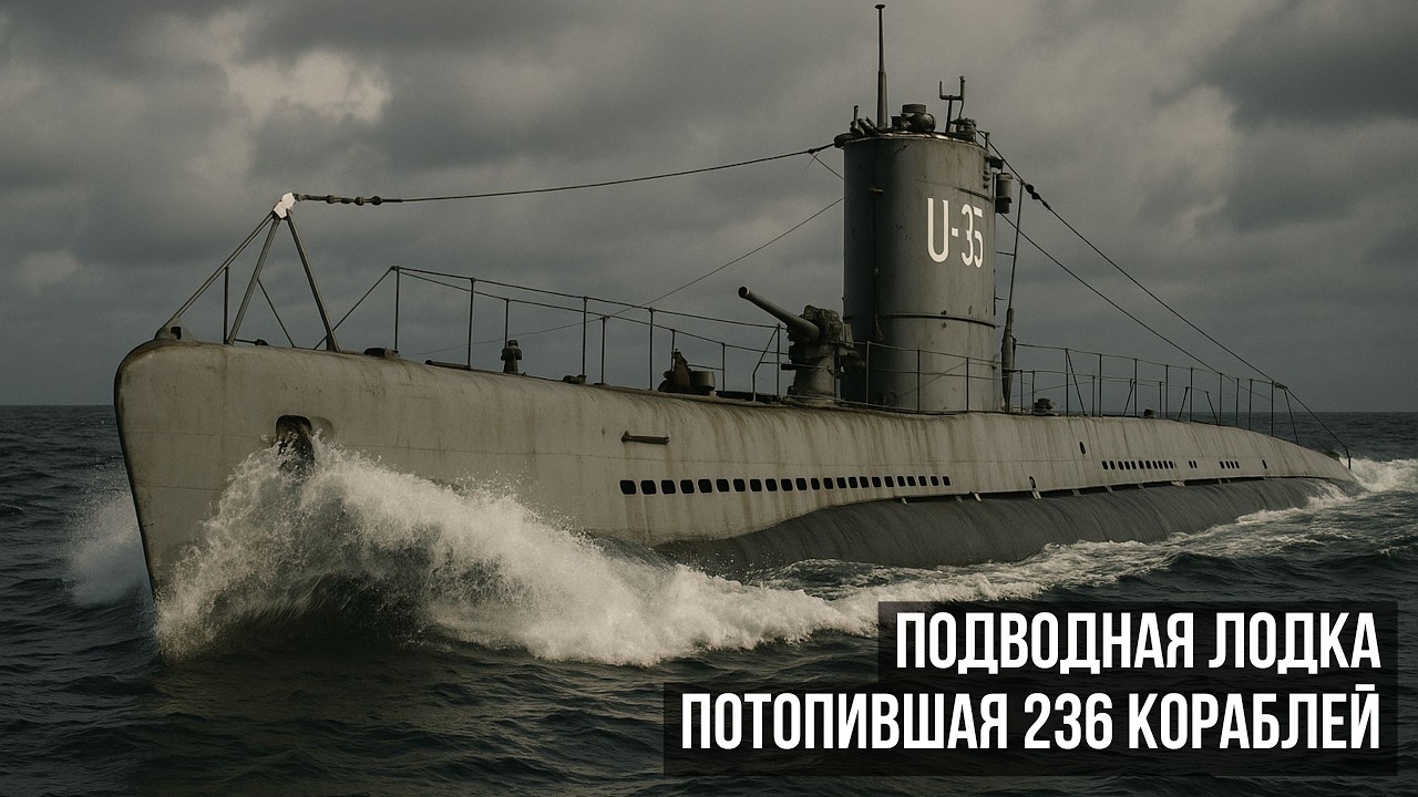 U-35 Самая Результативная Подлодка в Истории Мировой Войны.