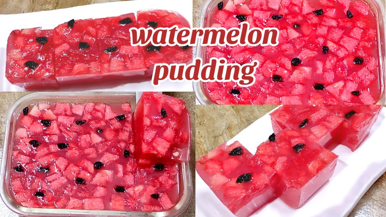 Watermelon Pudding|| Only 3 Ingredients|| Delicious & Healthy Pudding recipe|| Watermelon Jelly