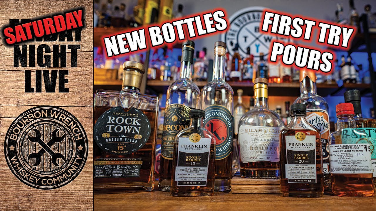 LIVE! New Bottles, First Try Pours, Bourbon & Rye Shenanigans!