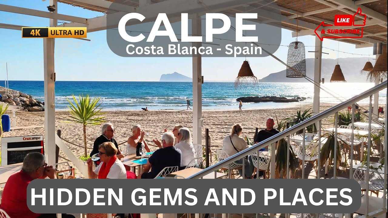 Exploring Calpe: The Stunning Calpe Rock Trail and A Hidden Beach Bar    #calpe #calpespain