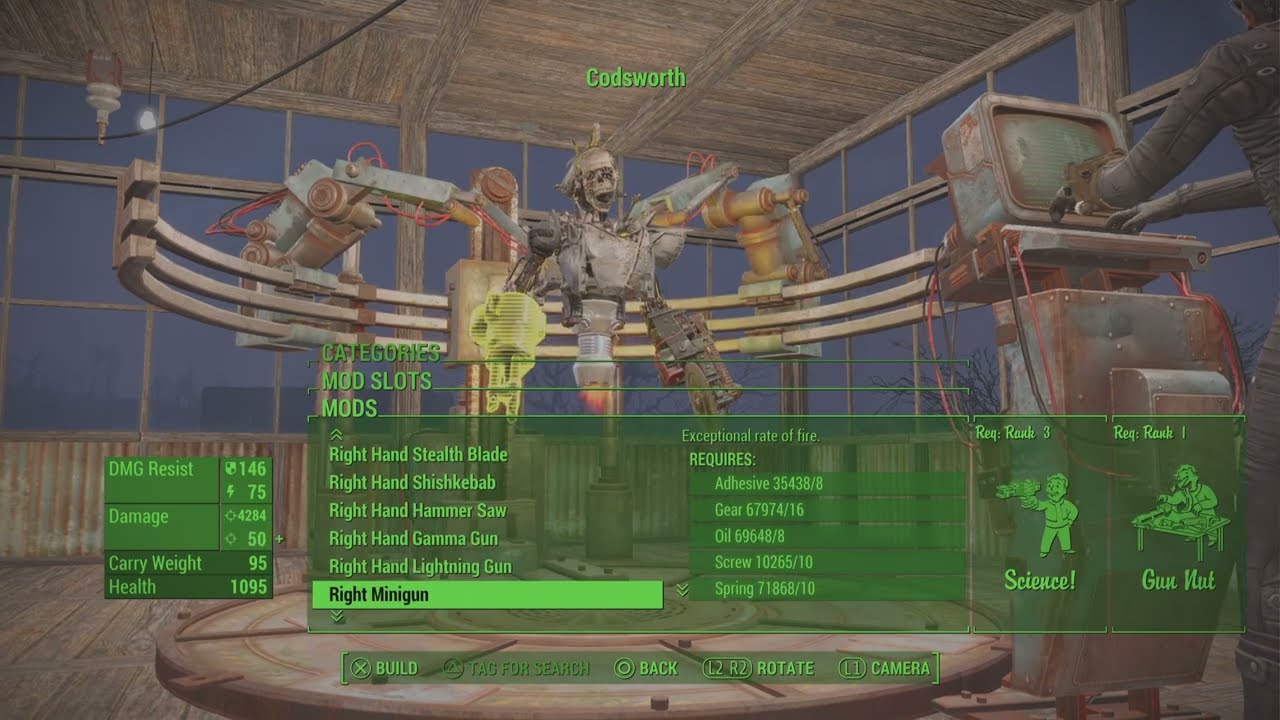 Making Codsworth into a Killing Machine in Fallout 4