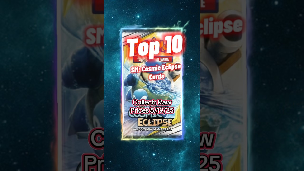 Top 10 EXPENSIVE Cosmic Eclipse Pokemon Cards! #shorts #top10 #pokemonsunandmoon #cosmic #eclipse