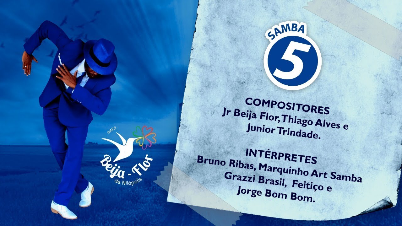 Beija Flor 2020 - Samba 5 - Jr Beija Flor, Thiago Alves e Júnior Trindade