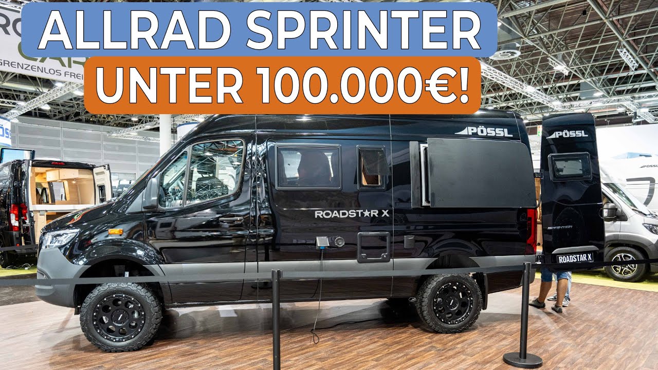 Das größte Bett seiner Klasse! - 2,08m und Slideout - Pössl Roadstar X