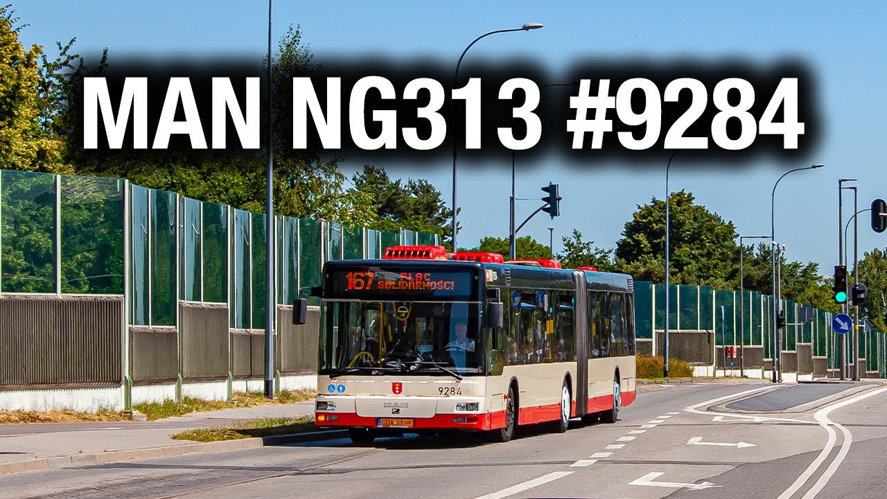 MAN NG313 #9284 [🚍167] MAN NL222&MAN NG313 Pruszcz Gdański