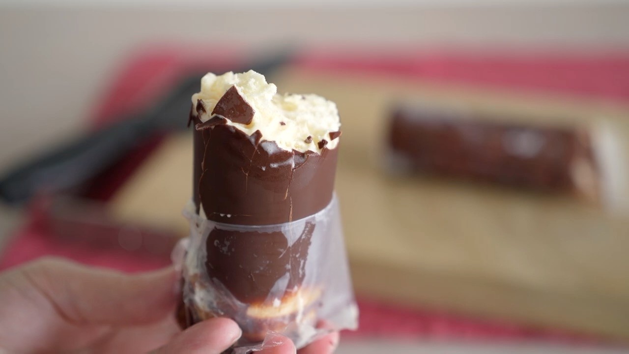Thick Chocolate Vanilla Ice Cream Bar 太棒チョコバニラアイス