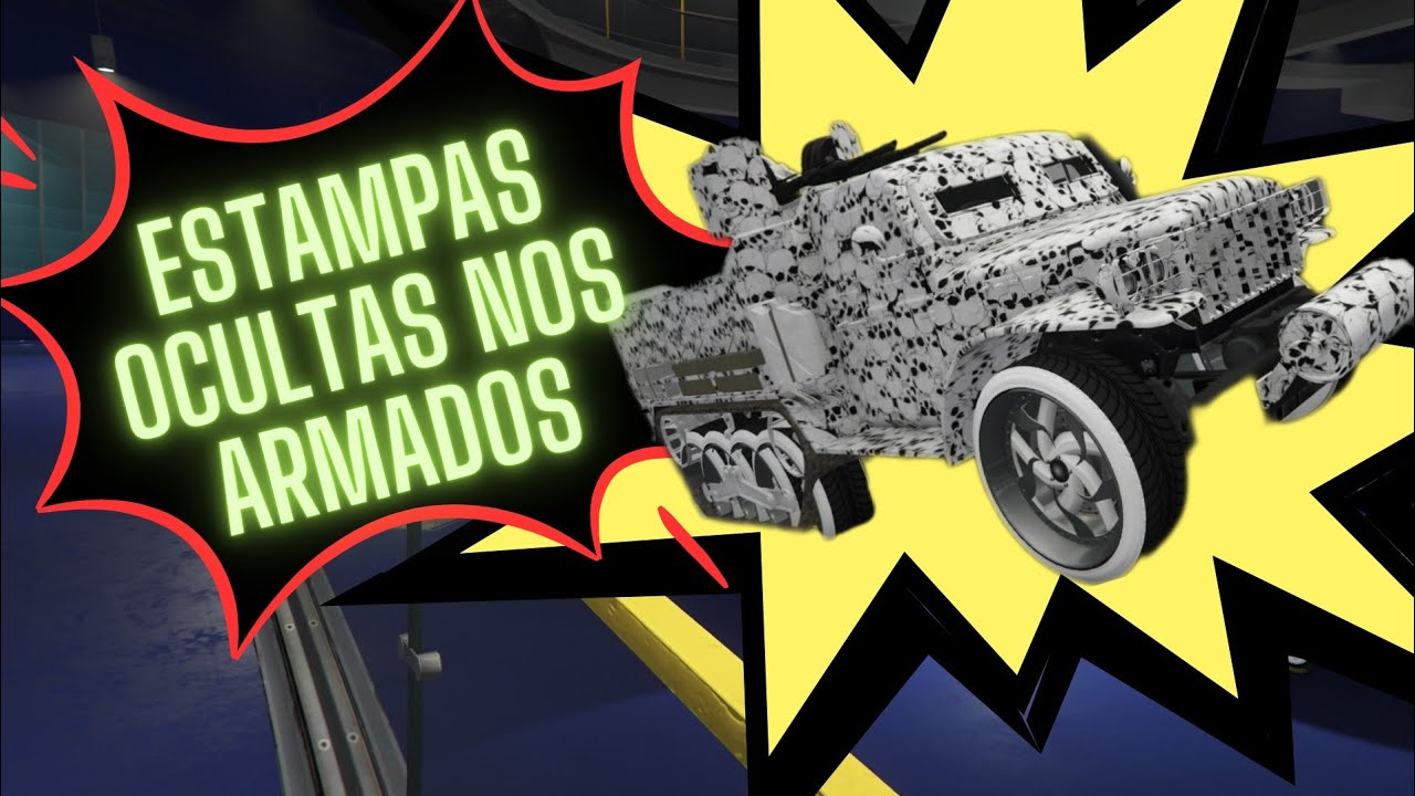 Como fazer carros armados MOD com estampas ocultas no GTA Online