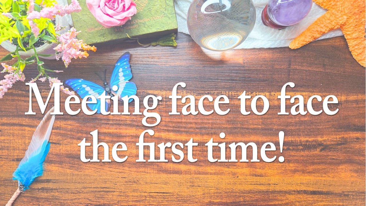 Meeting face to face the first time and trying to let go of expectations.