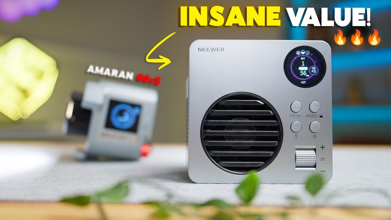 Best Budget Video Light Showdown! Amaran 60x S vs Neewer HB80c