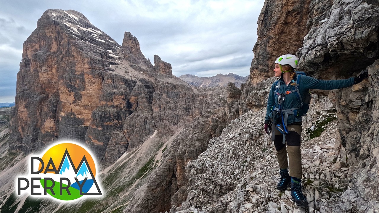 VIA FERRATA OLIVIERI  & AGLIO - Punta Anna e Tofana di Mezzo - Dolomiti - by DAM PERRY