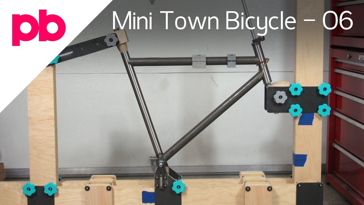 Miter & Fixture Top Tube and Down Tube  - Mini Town Bicycle 06