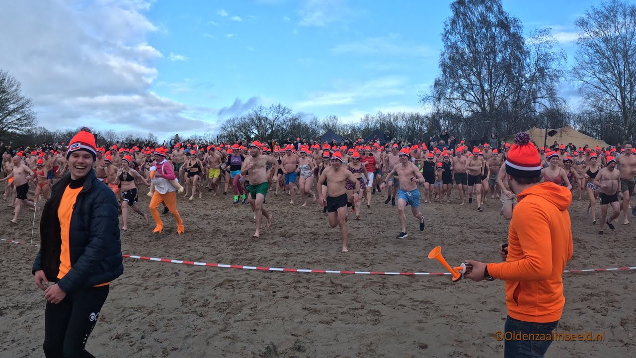 Nieuwjaarsduik 2024 Hulsbeek Oldenzaal