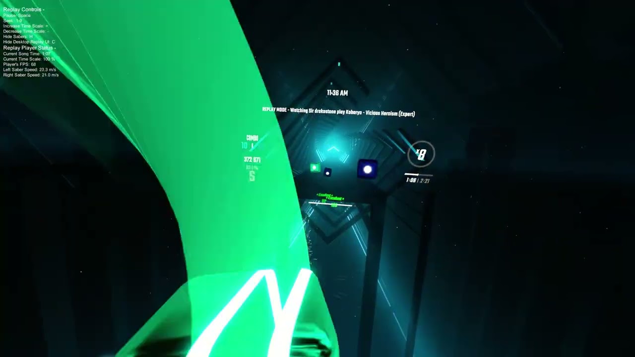 Beat Saber: Vicious Heroism | Expert 80.74% (8.17*)