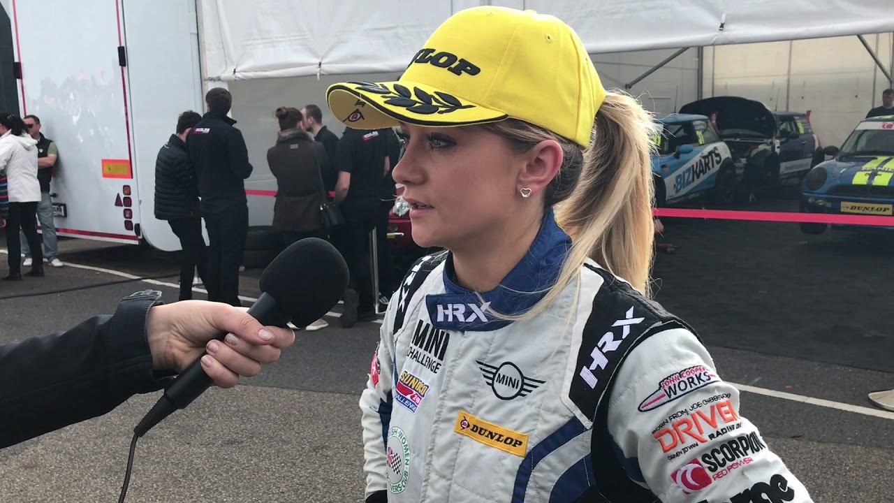 Jessica Hawkins interview for MINI CHALLENGE
