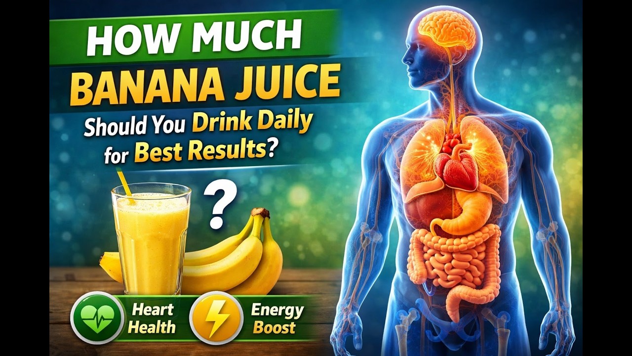 How Much Banana Juice Should You Drink Daily for Best Results
