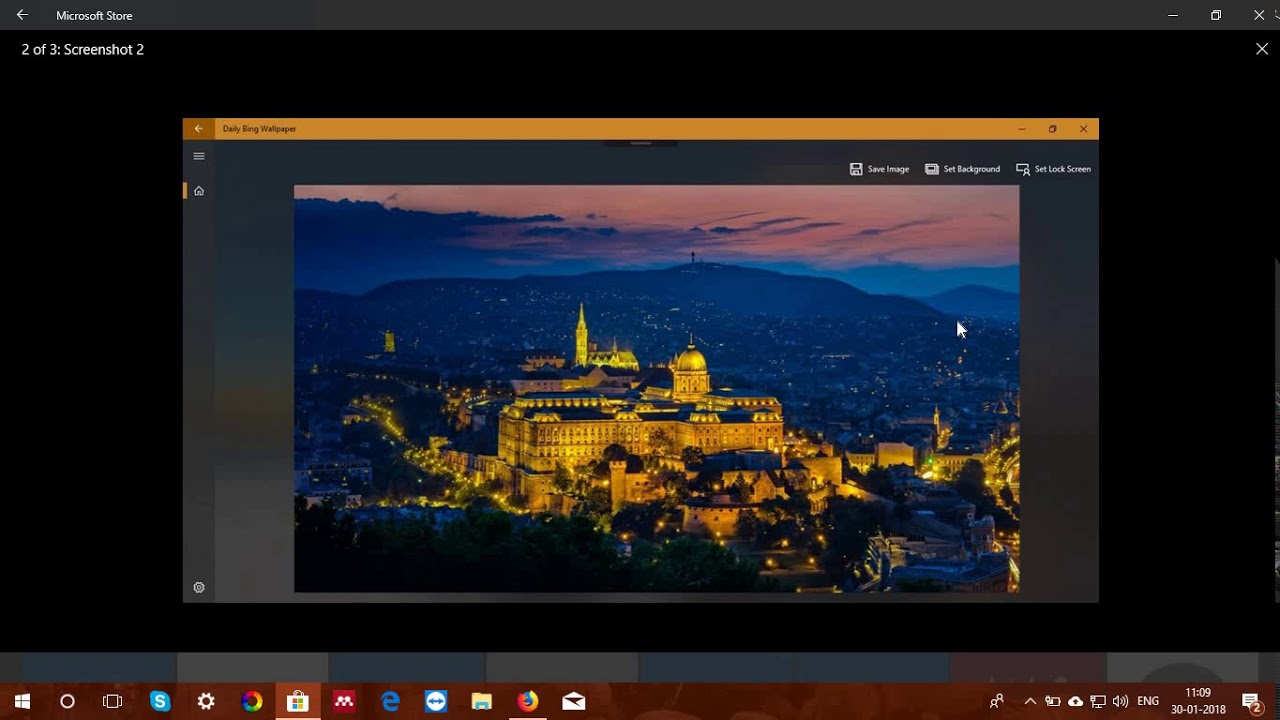 To to set Daily Bing images as wallpaper