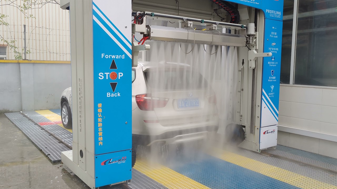 Leisuwash DG Roll Over Touchless Car Wash Machine with Wheel Brush