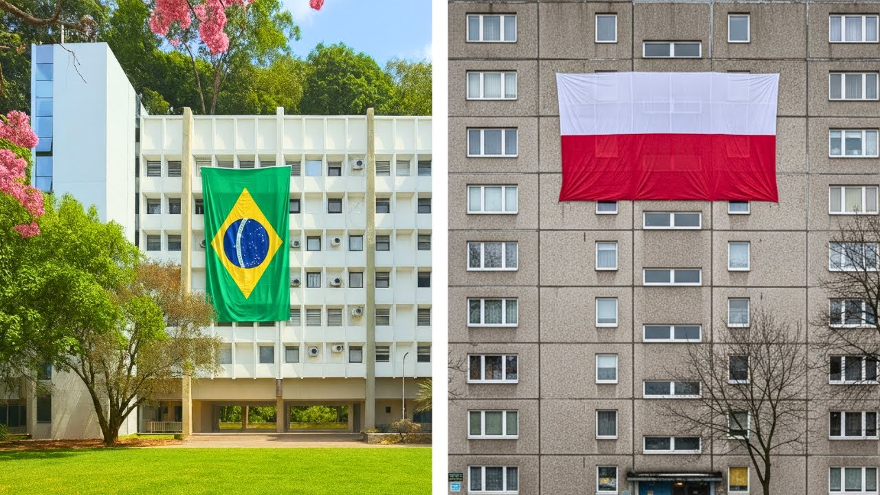 Zaskakujące różnice między blokami w Polsce i Brazylii